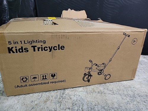 Pink kids tricycle - in, 1