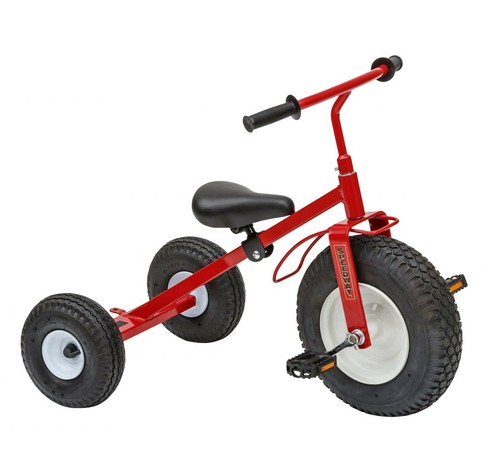 Big kids bright red tricycle - big,