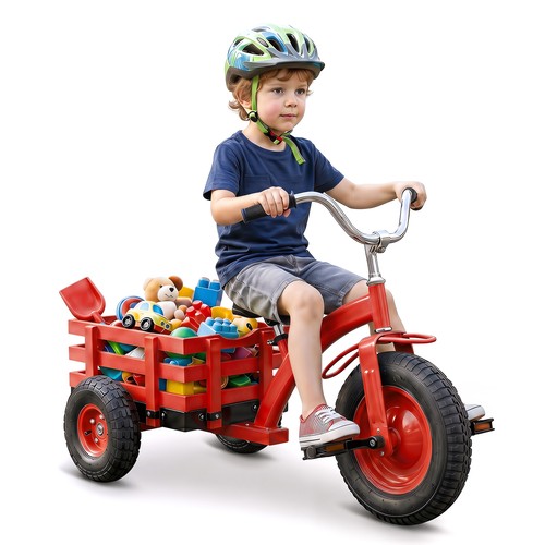 Kids tricycle storage basket - kids,