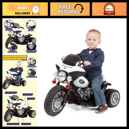 Kids wheel police motorcycle - kids,