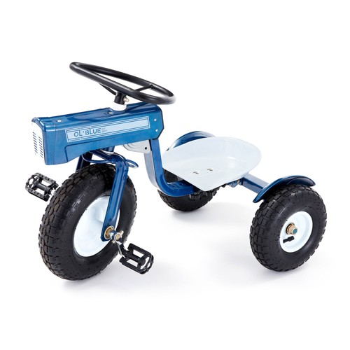 Tricam blue tractor - ol',