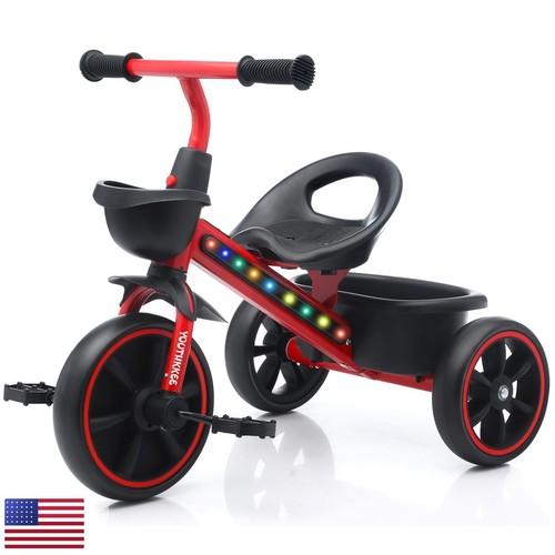 Youthkkee kids tricycle - kids, 1-3