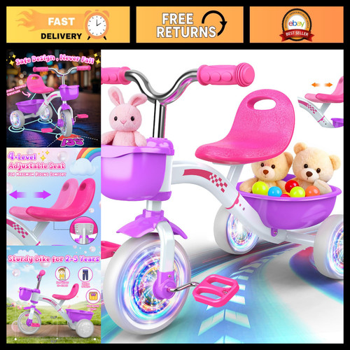 Adjustable toddler tricycle - toddler,