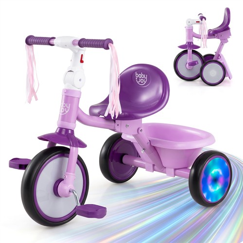 Foldable toddler tricycle - foldable,