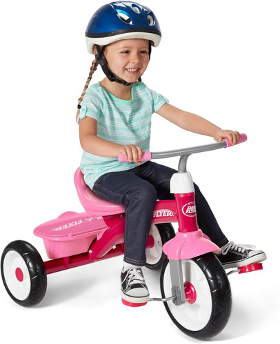 Red rider trike - rider, ages